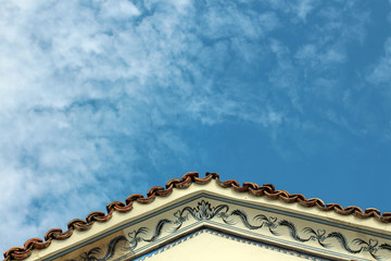 Obraz premium Roof and sky