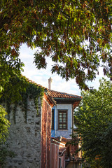 Renaissance houses in the Old Town in Plovdiv, Bulgaria