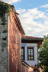 Renaissance houses in the Old Town in Plovdiv, Bulgaria