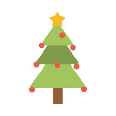tree christmas related icon image vector illustration design 