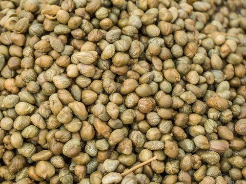 Capers vegetables Texture