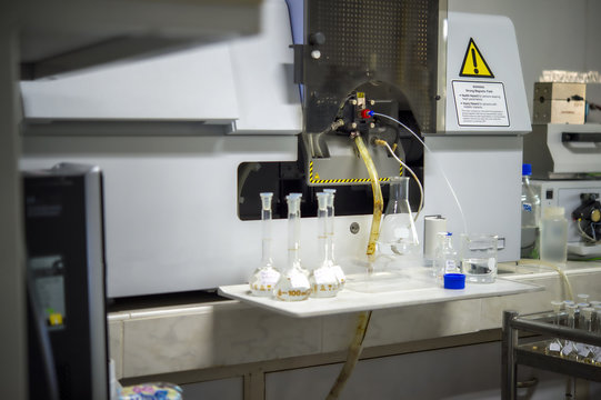 Scientists are using Atomic Absorption Spectroscopy (AAS) to analyze heavy metals in sample solutions.For example, element Pb, Fe, Mn, Ag, etc.