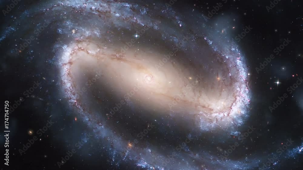 Wall mural distant galaxy animation. elements of this image furnished by nasa.