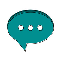 chat bubble icon image vector illustration design 