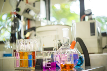 A rotary evaporator  is a device used in chemical laboratory for the efficient and gentle removal of solvents from samples by evaporation. 