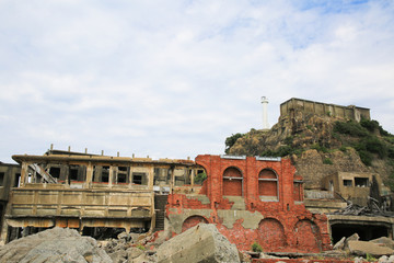 長崎県長崎市　軍艦島（別名：端島）