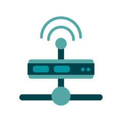 wifi router icon image vector illustration design 