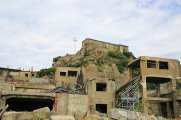 長崎県長崎市　軍艦島（別名：端島）