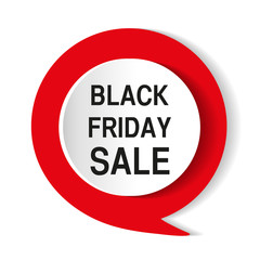 Black Friday sale inscription design template. Black Friday banner. Vector illustration.