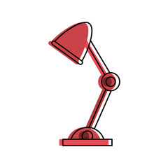 desk lamp icon image vector illustration design 