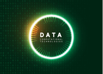 Holographic technological infographic. Big data visualization. Vector illustration