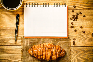 Coffee break with snack