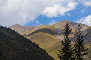 Mountain Landscape in Kyrgyzstan