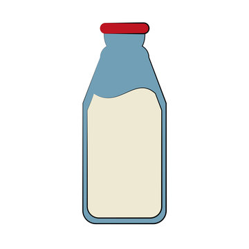 milk bottle icon image vector illustration design 