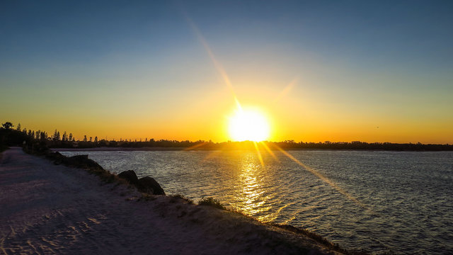 Exploring the town of Yamba in New South Wales