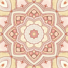 Rozeta - ornament bezszwowy