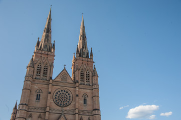 Fototapeta na wymiar St Mary's Cathedral Sydney