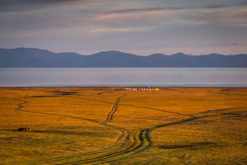 Song Kul Lake in Kyrgyzstan