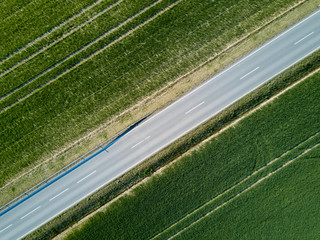 Straße Luftbild
