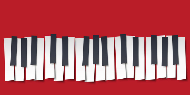 piano - musique - clavier - symbole - graphique - affiche - clavier de piano - fête de la musique
