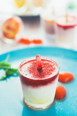Fruit summertime popsicles
