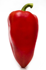 Red pepper isolated on a white background