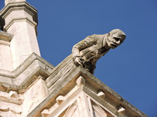 Obraz premium Curiosa gárgola en la Catedral de San Antolín, Palencia