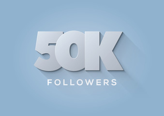 Acknowledgment 50000 Followers