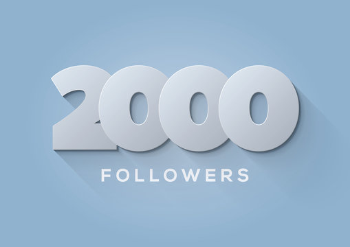 Acknowledgment  2000 Followers