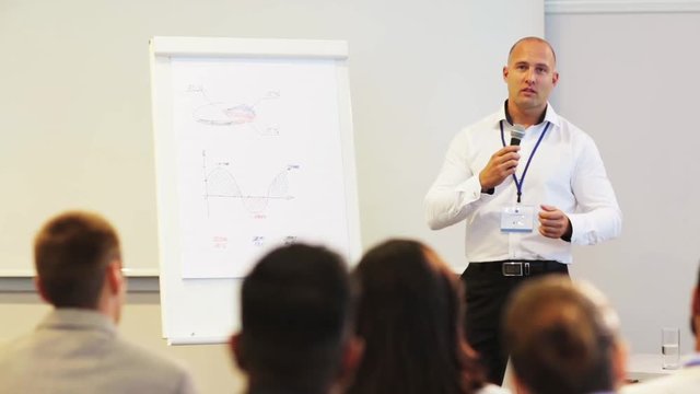 group of people at business conference