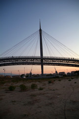 bridge in the night