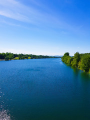 The Danube river in vienna