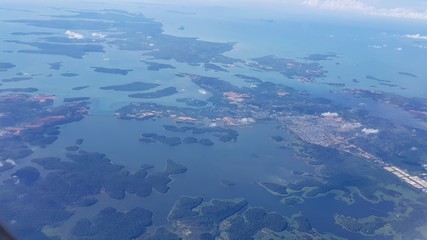 Islands aerial view