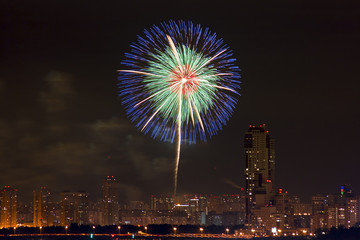 In Moscow in Strogino the floodplain was the closing of the festival "Circle of light".
