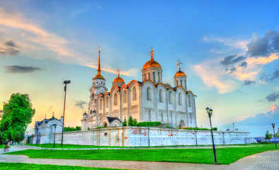 Fototapeta na wymiar Dormition Cathedral in Vladimir, Russia