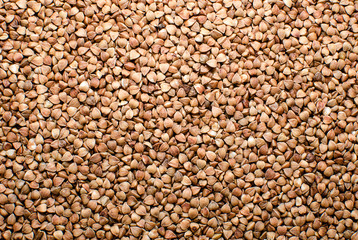 Background of buckwheat groats