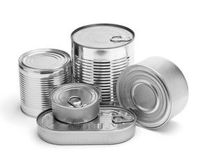 metal cans