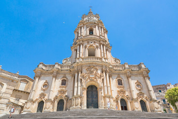 Fototapeta na wymiar Modica (Sicily, Italy) - Saint Giorgio cathedral
