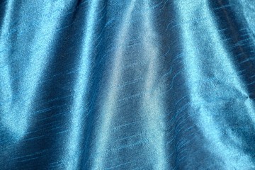 blaue Seide