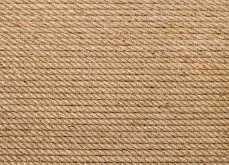 Background of hemp rope