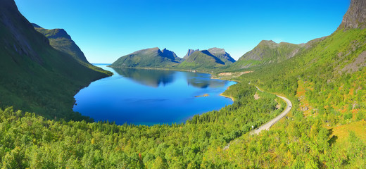Fototapeta na wymiar Fjord of Norway