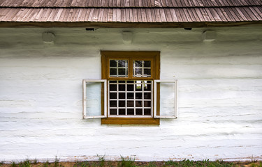 cottage house in old village