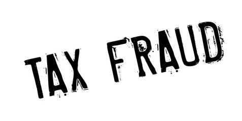 Tax Fraud rubber stamp. Grunge design with dust scratches. Effects can be easily removed for a clean, crisp look. Color is easily changed.