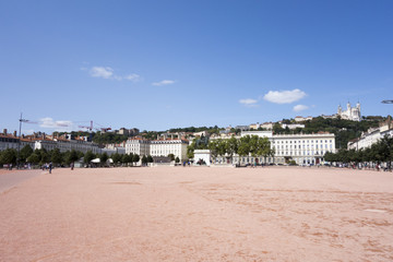 Fototapeta na wymiar The beautiful city of Lyon in France