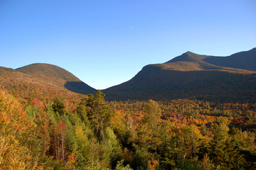 Fall Foliage in Kancamagus Highway, White Mountain in New Hampshire, USA.