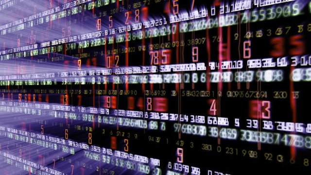Data Storm 0655: Stock market data tickers board (Loop).