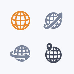 Geolocation - Carbon Icons. A set of 4 professional, pixel-aligned icons designed on a 32 x 32 pixel grid.