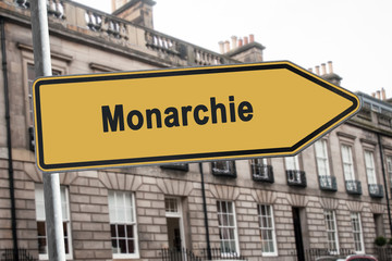 Obraz premium Schild 238 - Monarchie