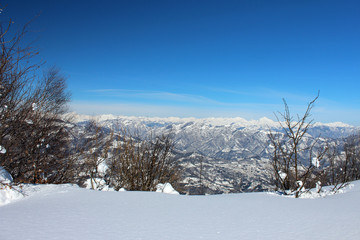 Inverno sulle Alpi Italiane