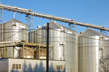 cisterns at the elevator